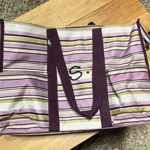 Thirty-One zip top utility tote